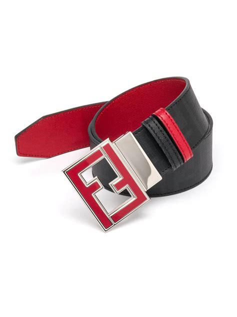 fendi reversible red belt|Fendi belt black friday.